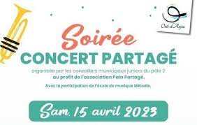 Soirée Concert Partagé, avril 2023