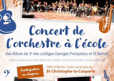 Concert orchestre collèges, novembre 2022