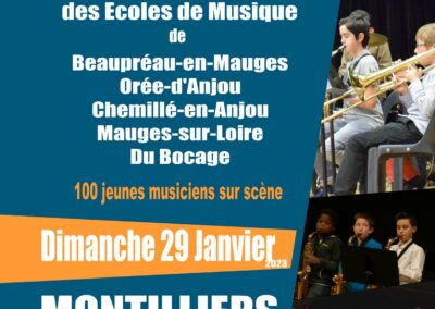 Concert orchestres à vents et big band, janvier 2023