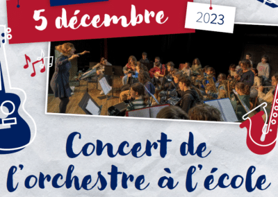 Concert de l’Orchestre à l’École, Décembre 2023