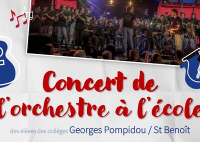 Concert de l’Orchestre à l’École, Juin 2024
