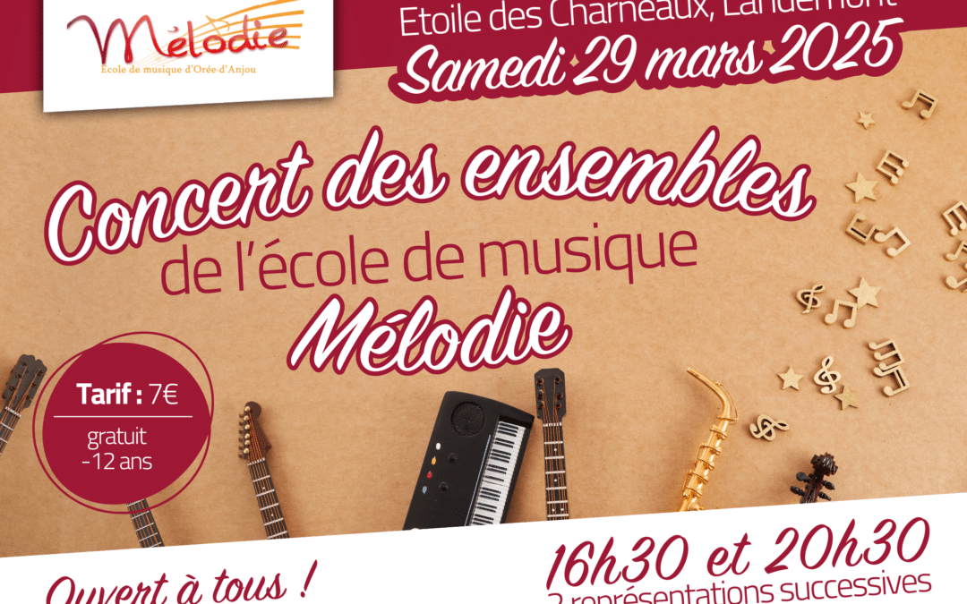 Concert des ensembles de Mélodie, mars 2025