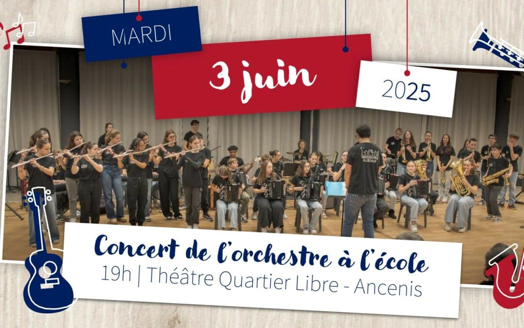 Concert de l’Orchestre à l’École, Juin 2025