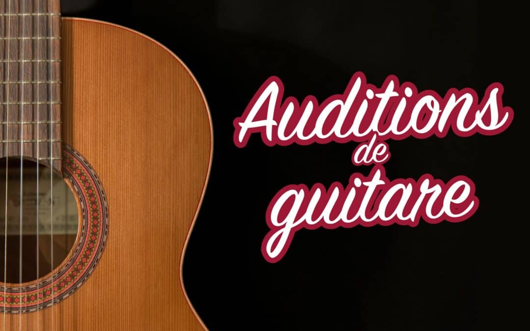 Auditions de guitare, Juin 2025