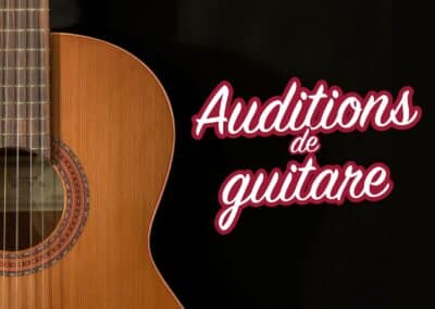 Auditions de guitare, Juin 2025