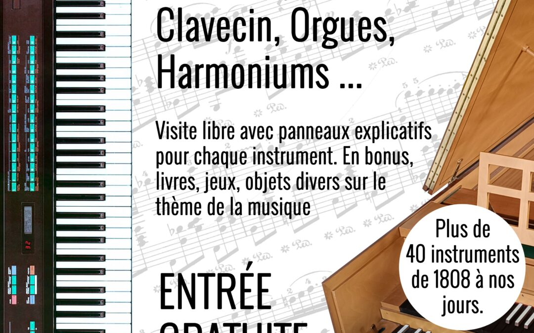Concerts et exposition de claviers, Juillet 2025