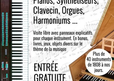 Concerts et exposition de claviers, Juillet 2025